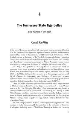 The Tennessee State Tigerbelles