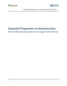 Expanded Programme of Immunization Study