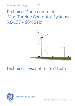 Technical Documentation Wind Turbine Generator Systems 3.6-137 - 50/60 Hz