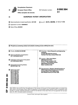 Phosphorus-Containing Catalyst and Catalytic Cracking Process Utilizing the Same