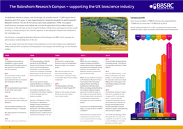 The Babraham Research Campus – Supporting the UK Bioscience Industry