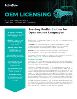 Oem Licensing