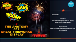 The Anatomy of a Great Fireworks Display