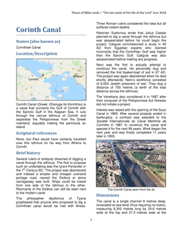 Corinth Canal