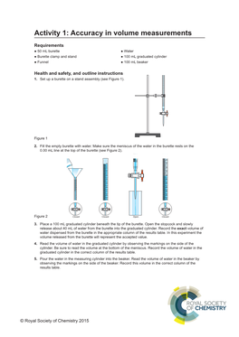 Accuracy in Volume Measurements