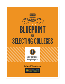 Blueprint for Selecting Colleges