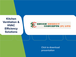 Kitchen Ventilation & HVAC Efficiency Solutions