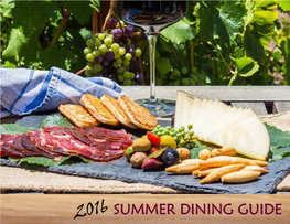 Summer Dining Guide