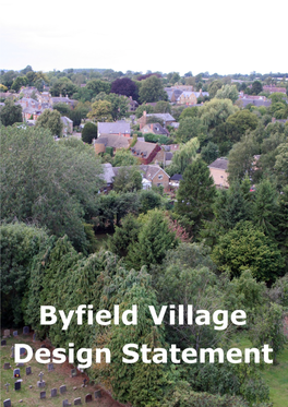 Byfield Village Design Statement Table of Contents