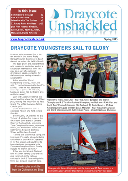 Draycote Unshackled May 2015