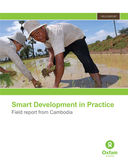 Smart Development in Practice Field Report from Cambodia Smart Development in Practice Field Reports