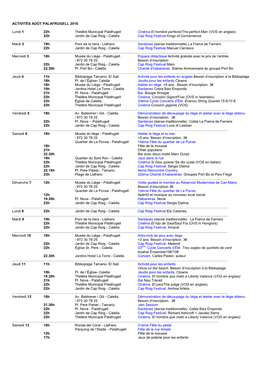 Agenda Agost 2016