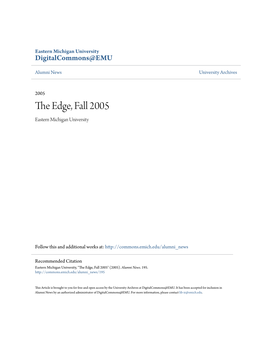 The Edge, Fall 2005