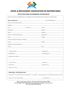 Restaurants for Membership of Hraei