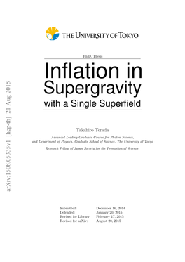 Supergravity with a Single Superﬁeld