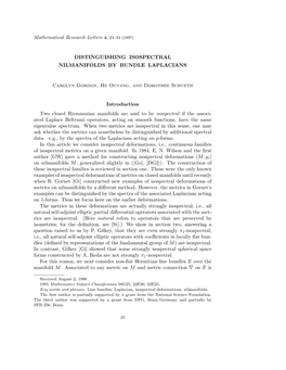 Distinguishing Isospectral Nilmanifolds by Bundle Laplacians