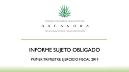 D.O. Bacanora: Certificación Para Generar Desarrollo Económico