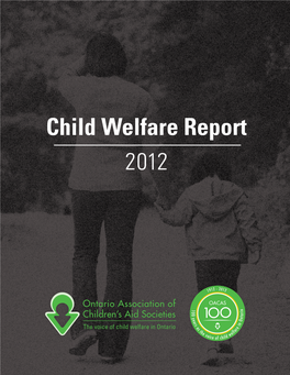 2012 B Child Welfare Report 2012 Table of Contents