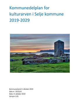 Kommunedelplan for Kulturarven I Selje Kommune 2019-2029