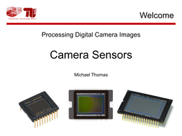 Camera Sensors