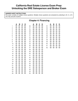 Chapter 4: Financing