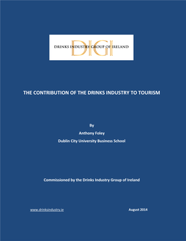 The Contribution of the Drinks Industry to Irish Tourism