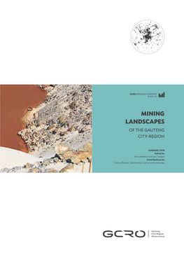 Mining Landscapes of the Gauteng City-Region