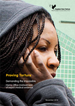 Proving Torture, Demanding the Impossible: Home Office Mistreatment of Medical Evidence