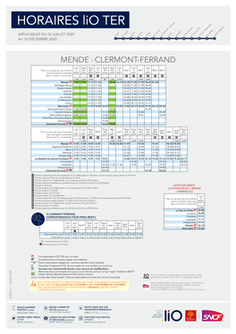 HORAIRES Lio TER