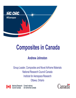 Composites in Canada