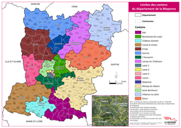 Limites Des Cantons Du Département De La Mayenne