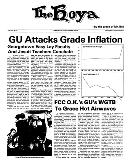 GU Attacks Grade Inflation