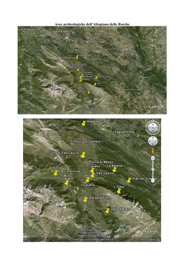 Aree Archeologiche Dell'altopiano Delle Rocche