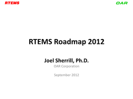 RTEMS Development Roadmap