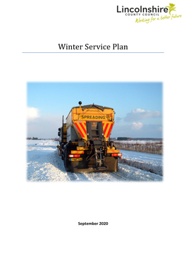 Winter Service Plan 2020