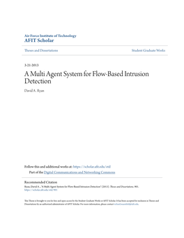A Multi Agent System for Flow-Based Intrusion Detection David A