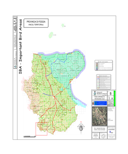 PROVINCIA DI FOGGIA Tavola Progressivo VINCOLI TERRITORIALI PIANOSA SISTEMA INFORMATIVO TERRITORIALE