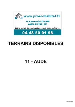 Terrains Disponibles 11