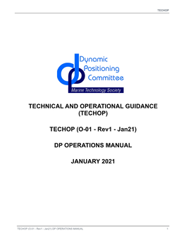 Dp Operations Manual