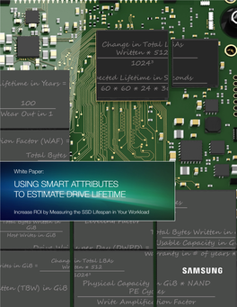 Using SMART Attributes to Estimate Drive Lifetime