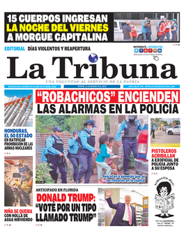“Robachicos” Encienden Las Alarmas En La Policía