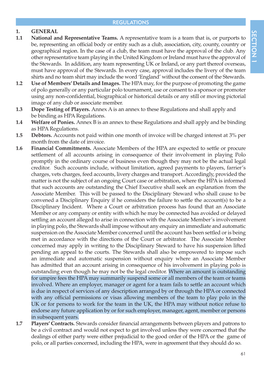 SECTION 1 1.1 National and Representative Teams