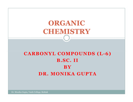 Organic Chemistry