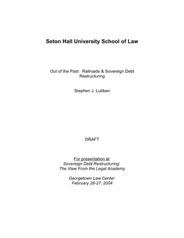 Seton Hall University School of Law