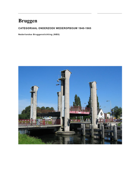 Bruggen; Categoriaal Onderzoek Wederopbouw 1940-1965