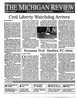 Civil Liberty Watchdog Arrives