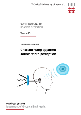 Characterizing Apparent Source Width Perception