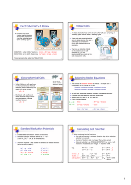 Voltaic Cells