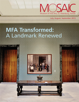 MFA Transformed: a Landmark Renewed Director’S Welcome