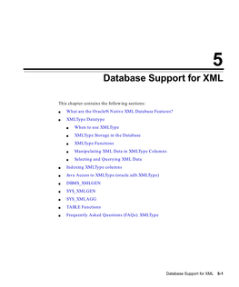 Oracle Xml Db